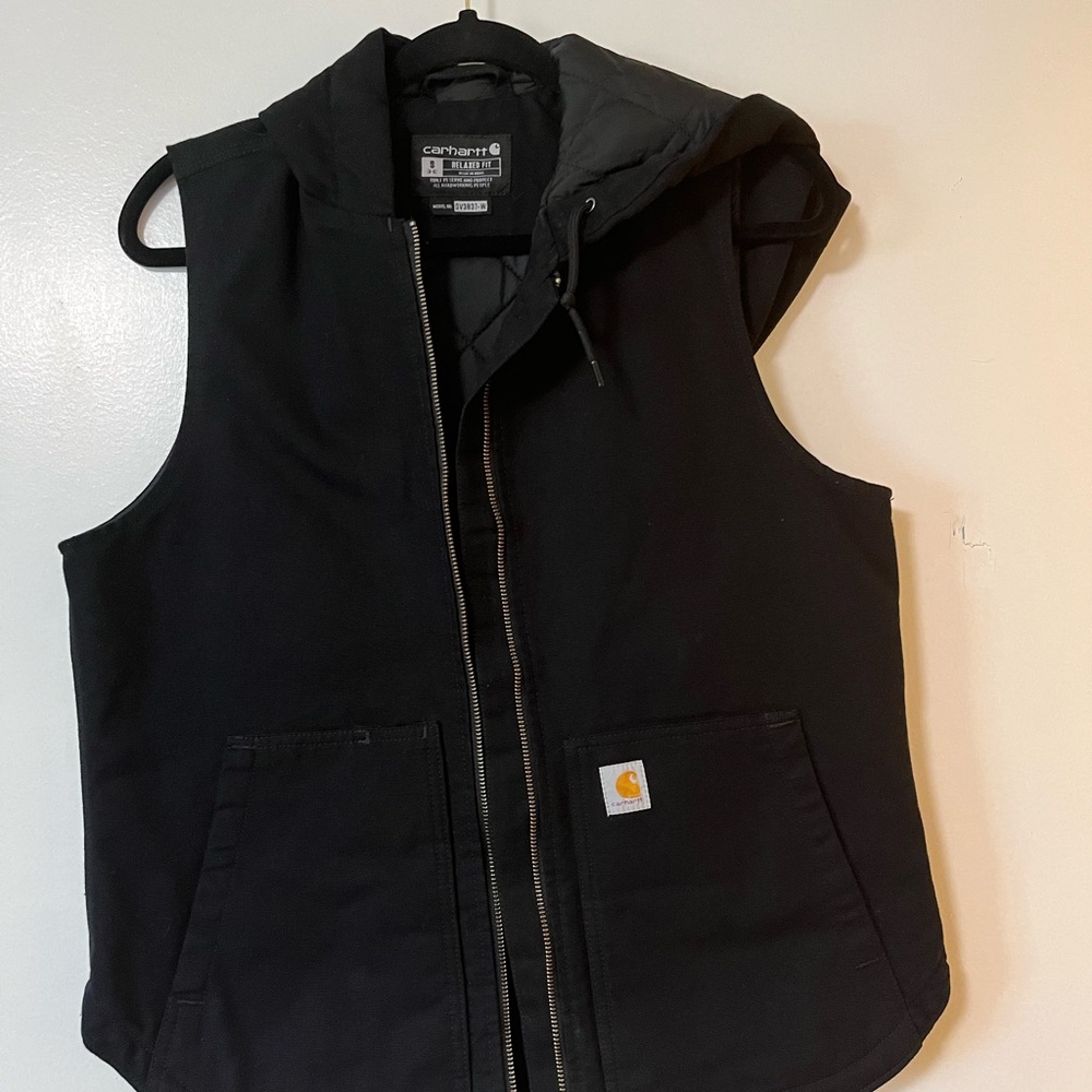 Carhartt Quilted Black Vest (LIKE NEW!!)